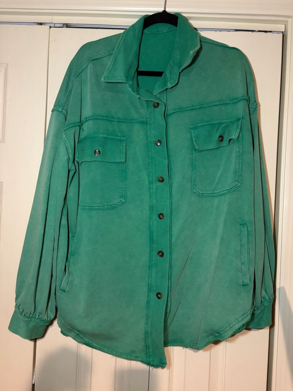 Fantastic Fawn Teal-Green Utility Jacket